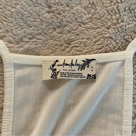 Bundle of two Free People Size Small Tank Tops Black and White - Picture 12 of 14